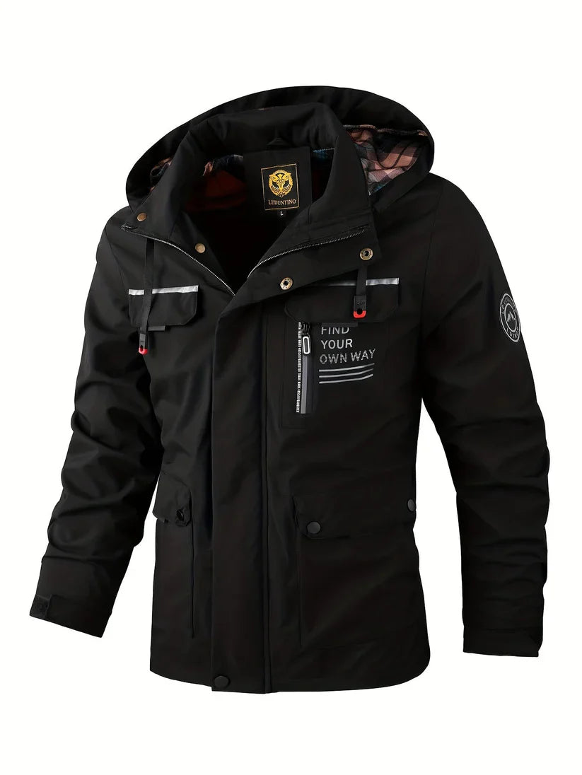 Ronan | Men's Waterproof Winter Jacket with Hood