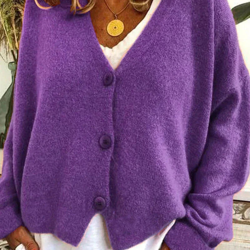 Lunette | Women's Cardigan Soft Button Silhouette