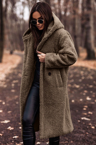 Quinley | Women’s Winter Faux Fur Coat with Hood