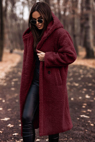 Quinley | Women’s Winter Faux Fur Coat with Hood