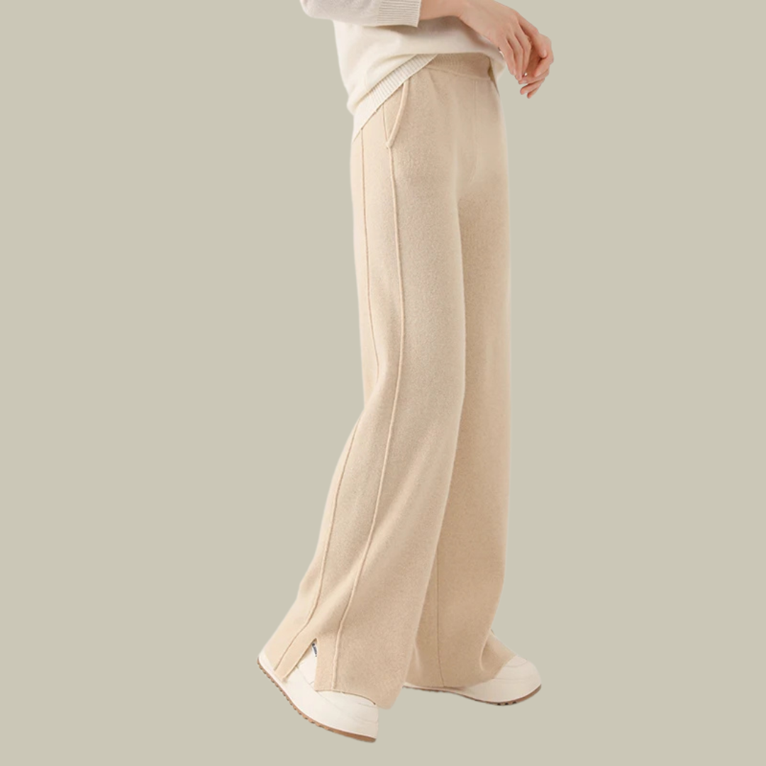 Giselle | Women's Trousers Soft-Touch Knit Profile