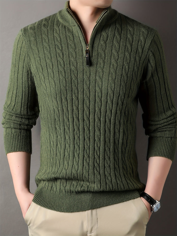 Silas | Men's Knitwear Soft-Touch Knit Profile