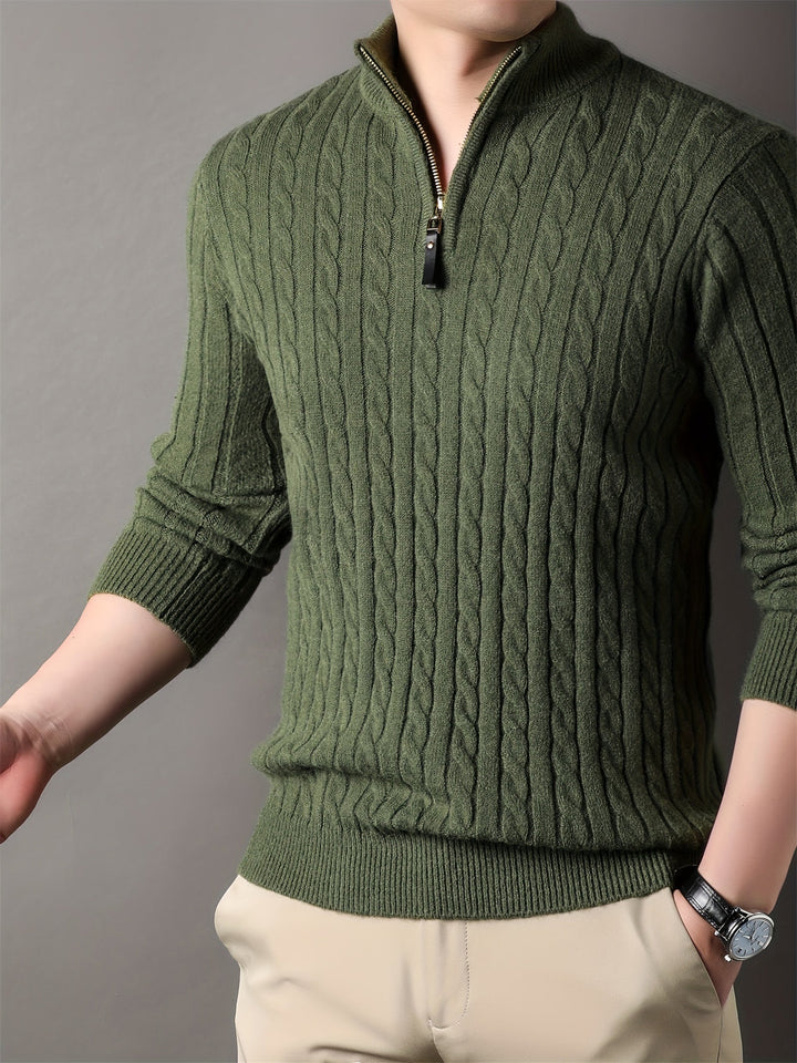 Silas | Men's Knitwear Soft-Touch Knit Profile