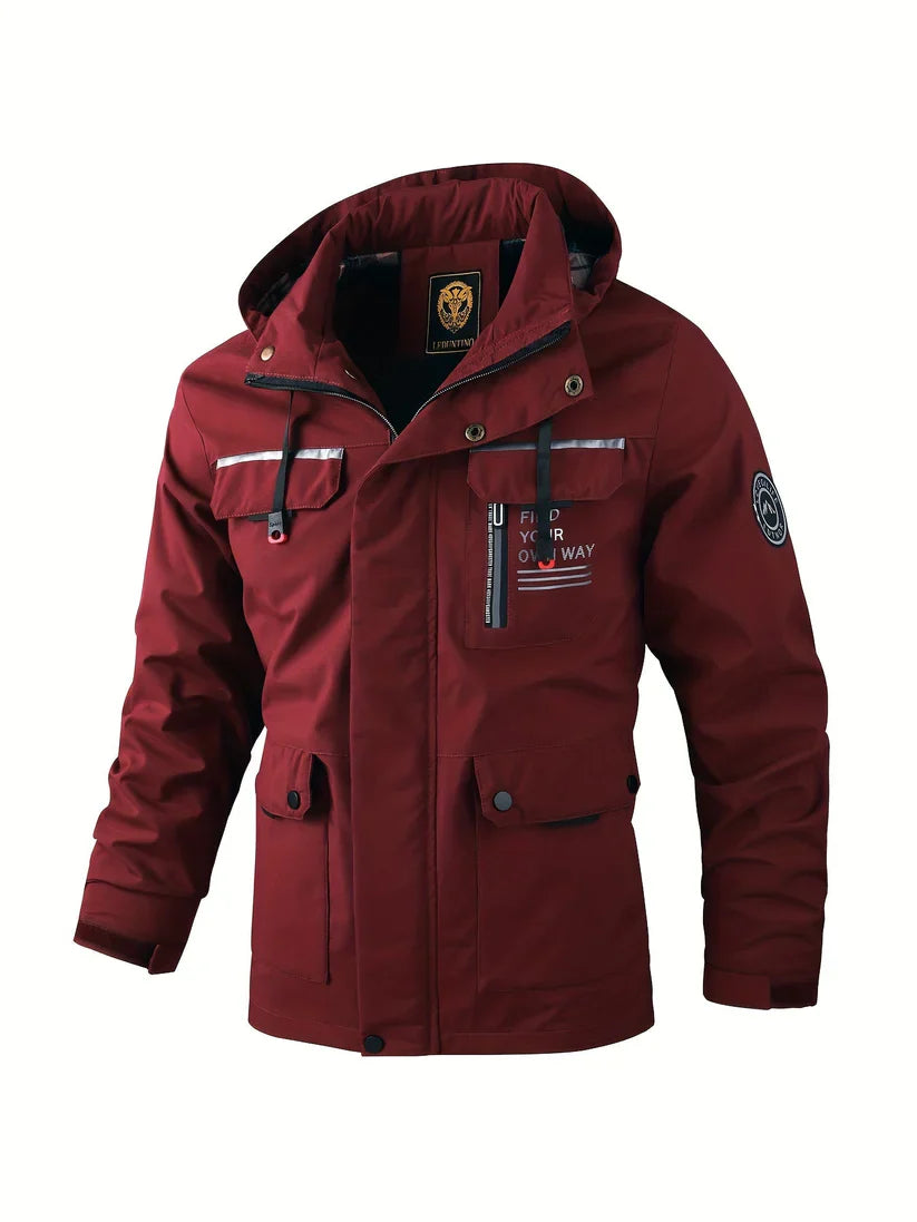 Ronan | Men's Waterproof Winter Jacket with Hood