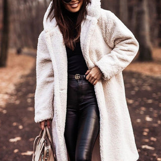 Quinley | Women’s Winter Faux Fur Coat with Hood