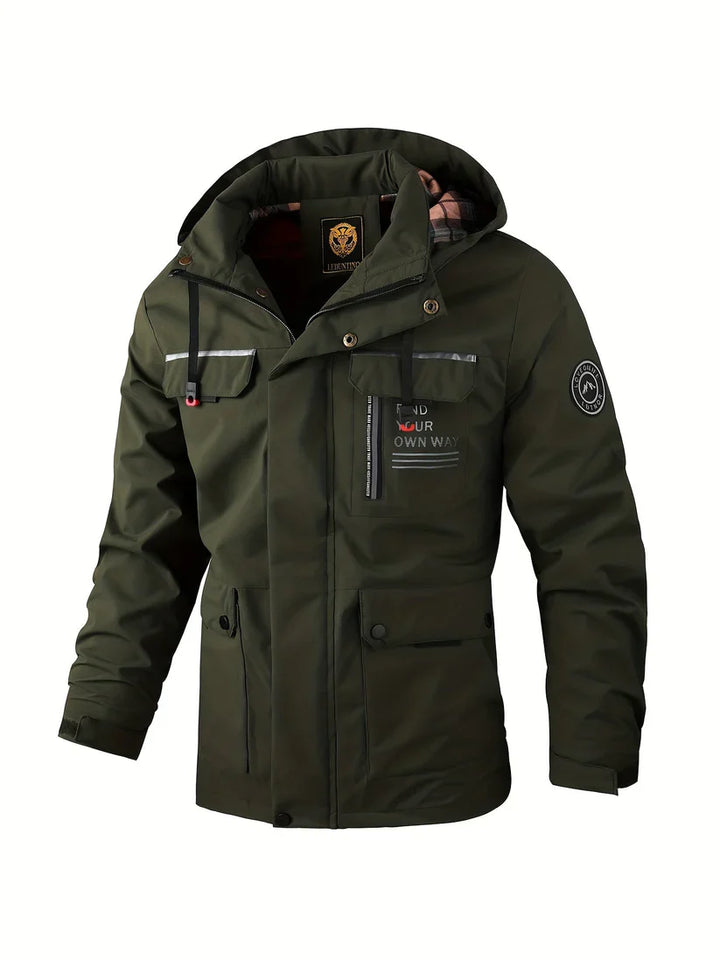 Ronan | Men's Waterproof Winter Jacket with Hood