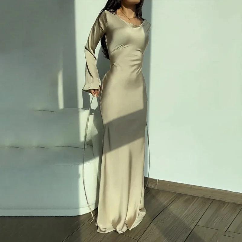 Aveline | Women’s Winter Long Sleeve Maxi Dress
