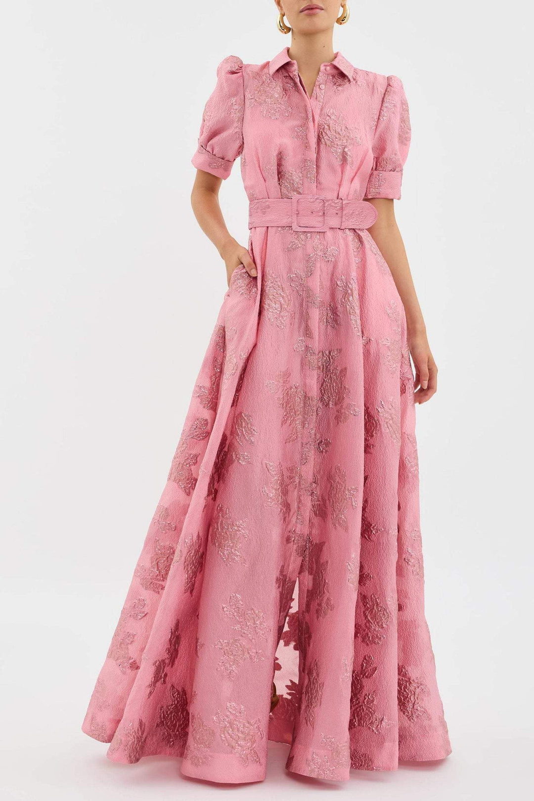Aveline | Women’s Elegant Short Puff Sleeves Dress