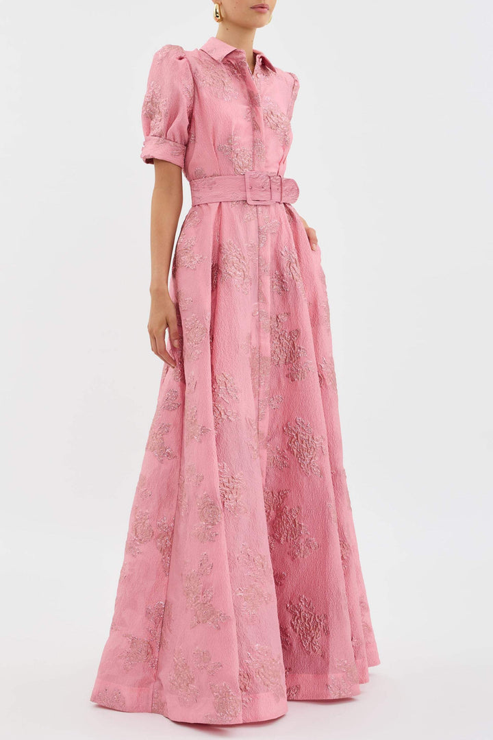 Aveline | Women’s Elegant Short Puff Sleeves Dress