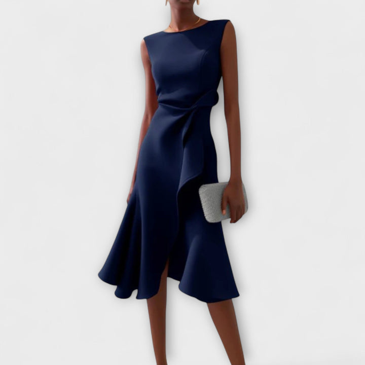 Aveline | Women’s Pleated Midi Dress