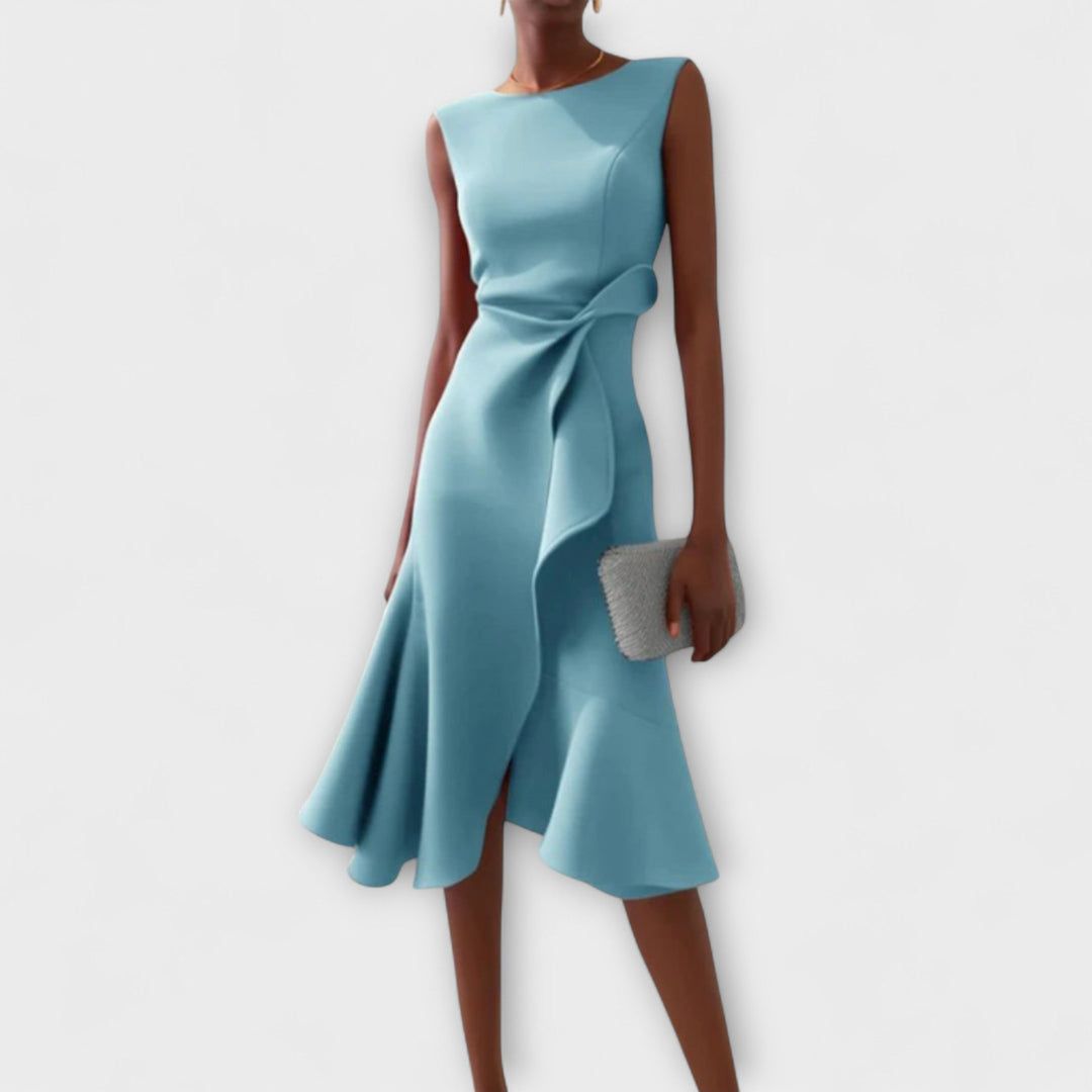Aveline | Women’s Pleated Midi Dress