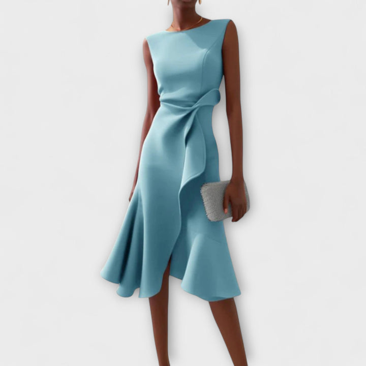Aveline | Women’s Pleated Midi Dress