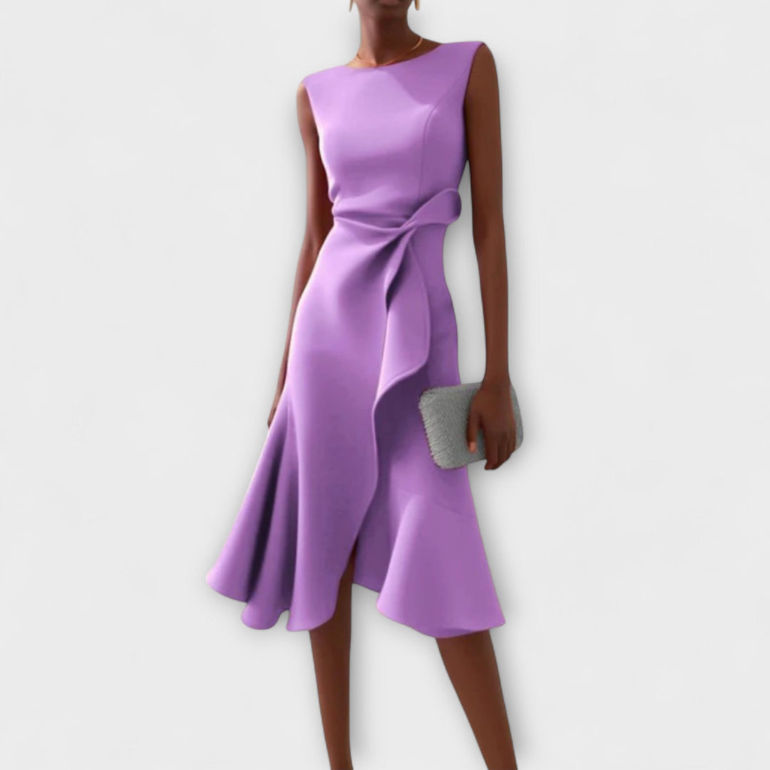 Aveline | Women’s Pleated Midi Dress