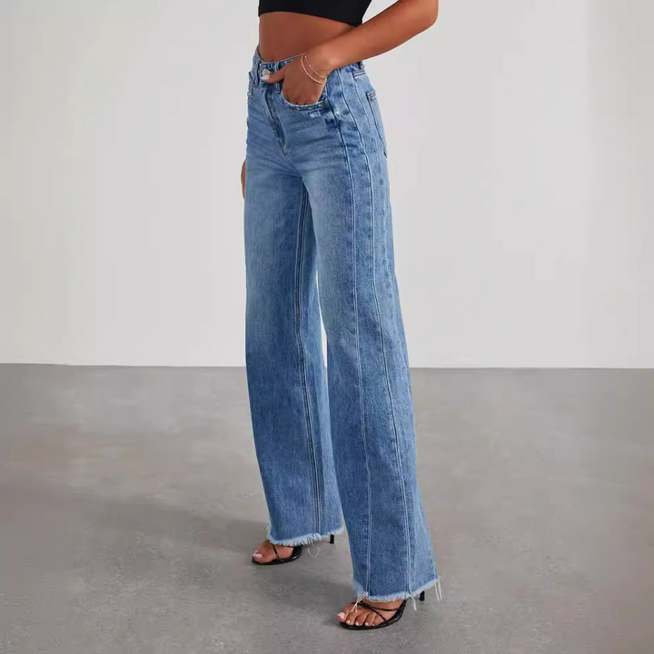 Aveline | Women’s Relaxed Fit Wide-Leg Denim Jeans