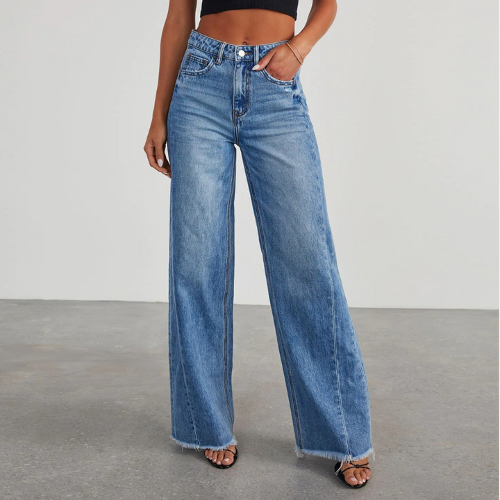 Aveline | Women’s Relaxed Fit Wide-Leg Denim Jeans