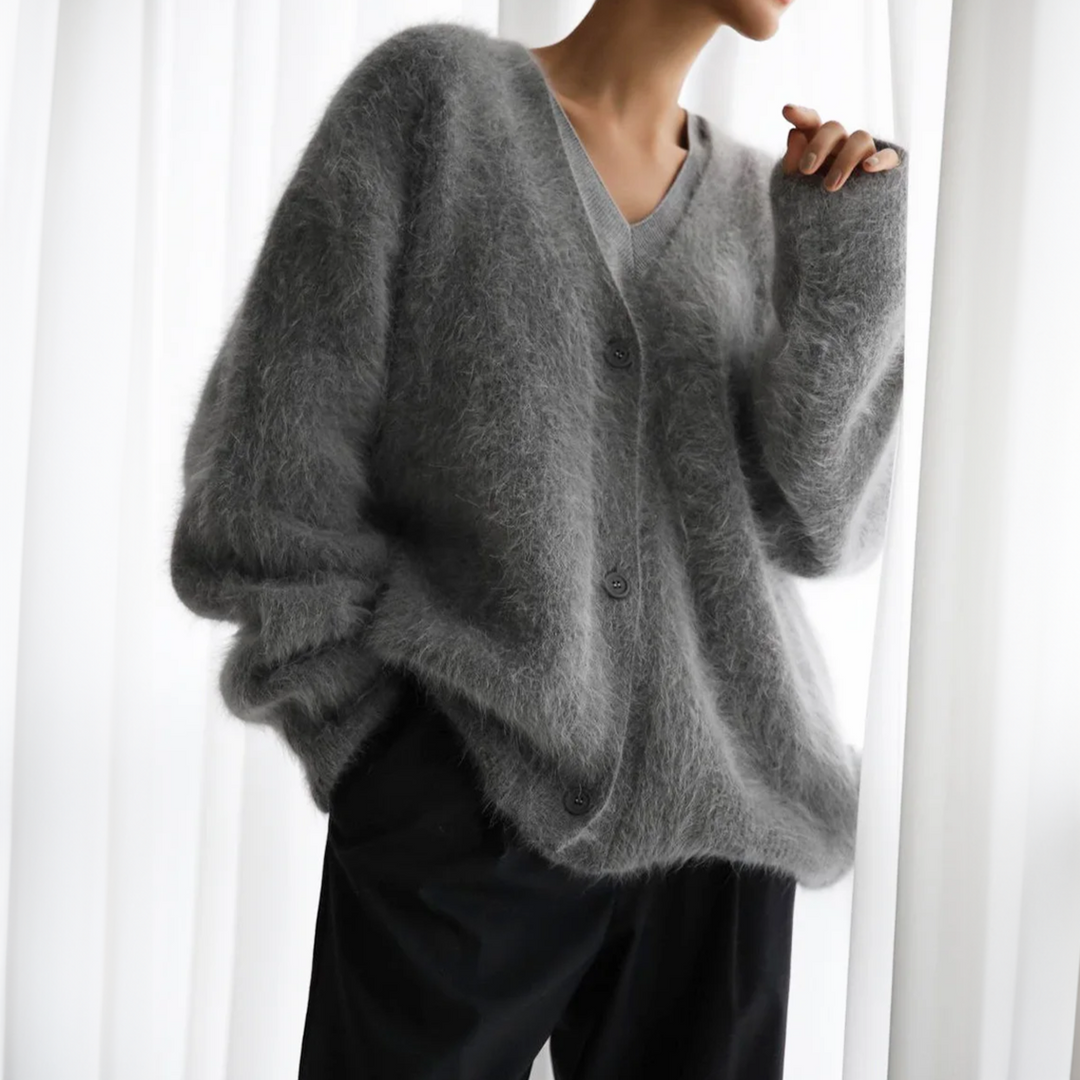 Quinley | Women's Cardigan Soft Button Silhouette