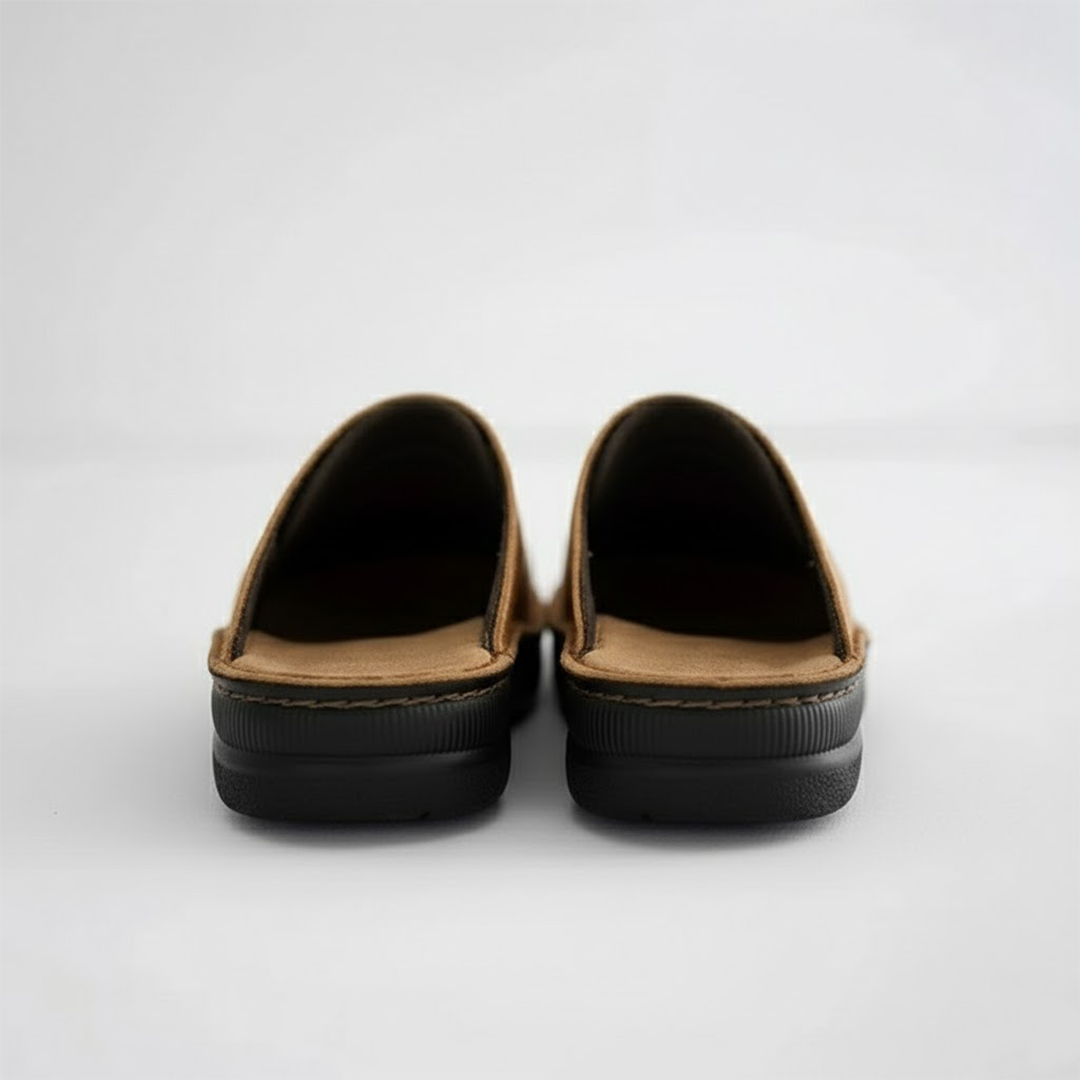 Adrian | Men's Orthopaedic Leather Slip On Clogs