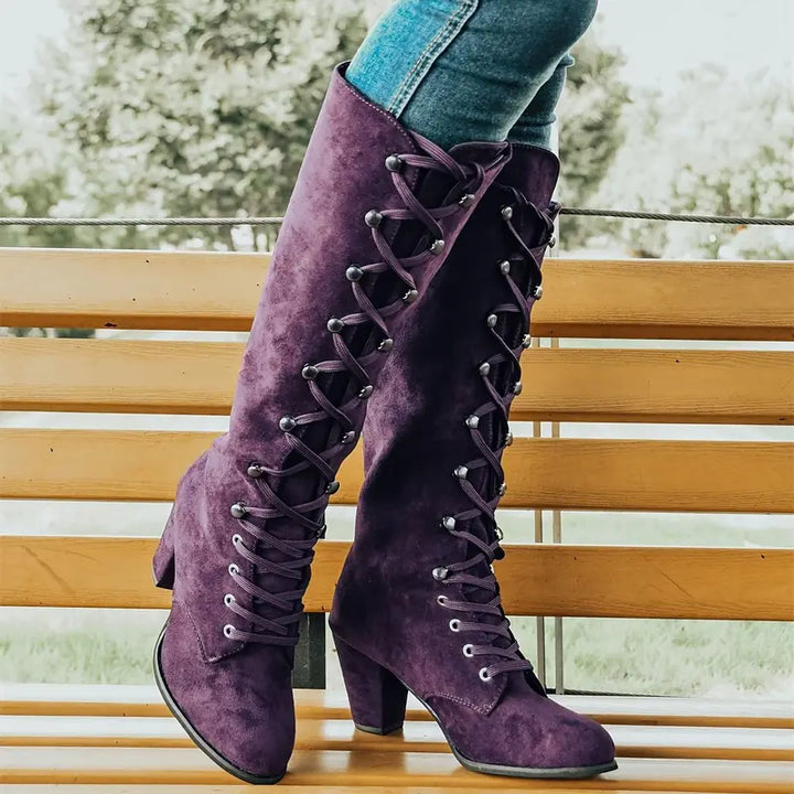 Aveline | Women’s Knee-High Block Heel Boots