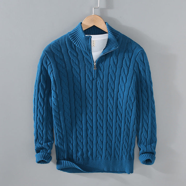 Theron | Men's Knitwear Classic Winter Drape