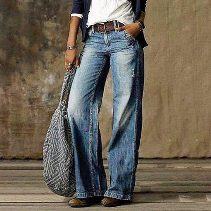 Aveline | Women’s Casual High-Waisted Wide-Leg Jeans