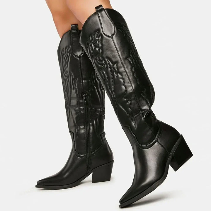 Aveline | Women’s Western Knee-High Cowboy Boots