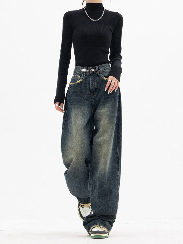 Giselle | Women’s Loose-Fit Baggy Denim Jeans