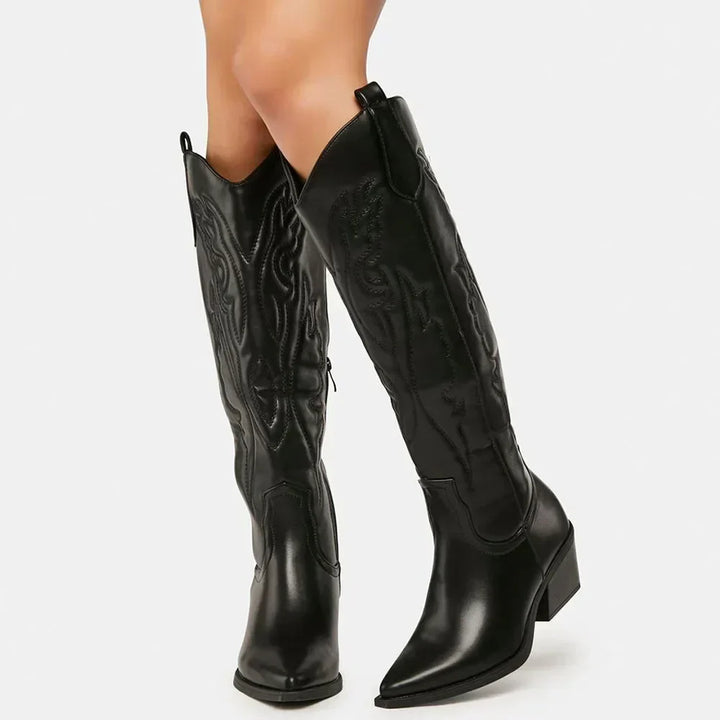 Aveline | Women’s Western Knee-High Cowboy Boots