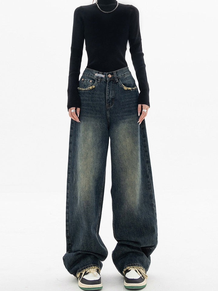 Giselle | Women’s Loose-Fit Baggy Denim Jeans
