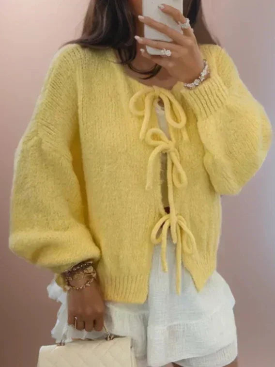 Giselle | Women's Cardigan Soft Button Silhouette