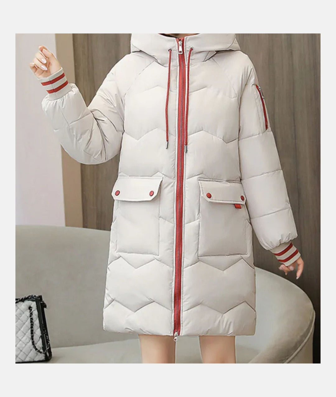 Aveline | Women’s Winter Coat with Zip and Hood