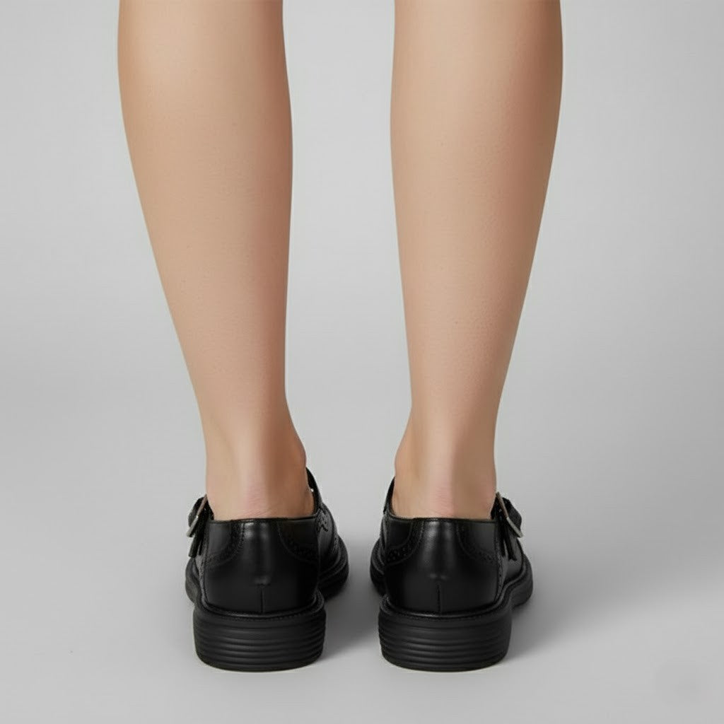 Silas | Women's Chic Classic Shoes Vintage Buckle Mary Jane Style
