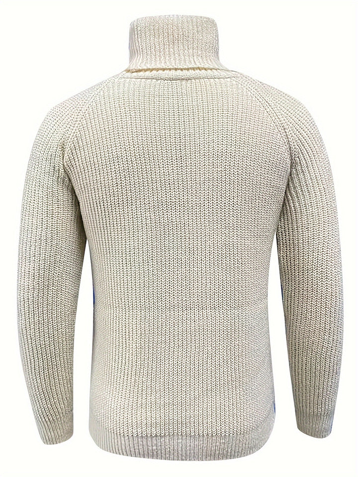 Theron | Men's Knitwear Quilted Winter Shield