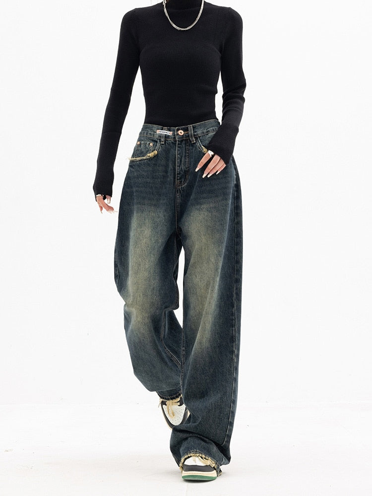 Giselle | Women’s Loose-Fit Baggy Denim Jeans