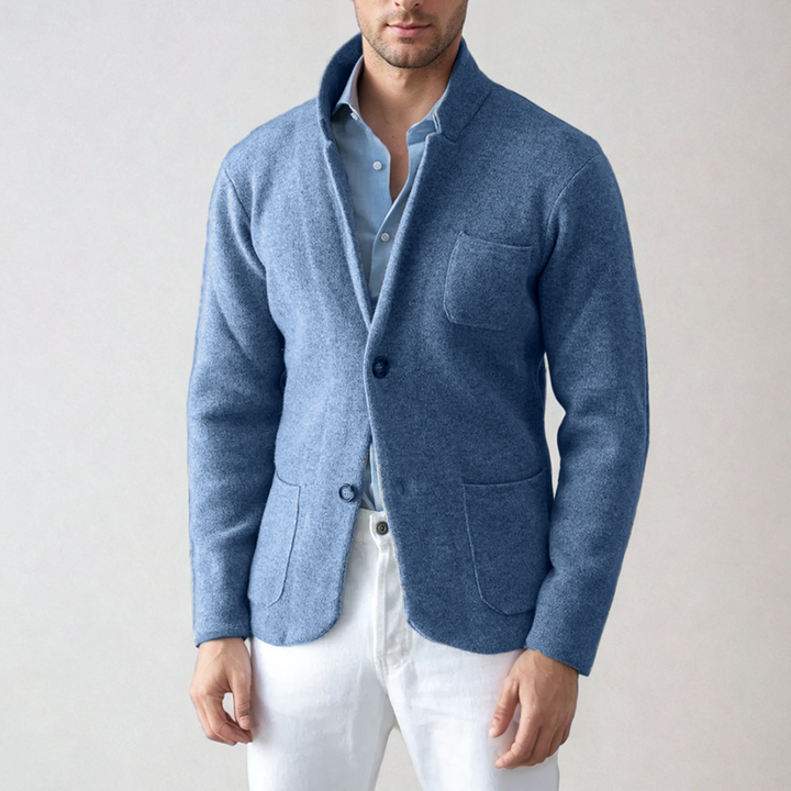 Hendrik | Men's Cardigan Elegant Minimal Line