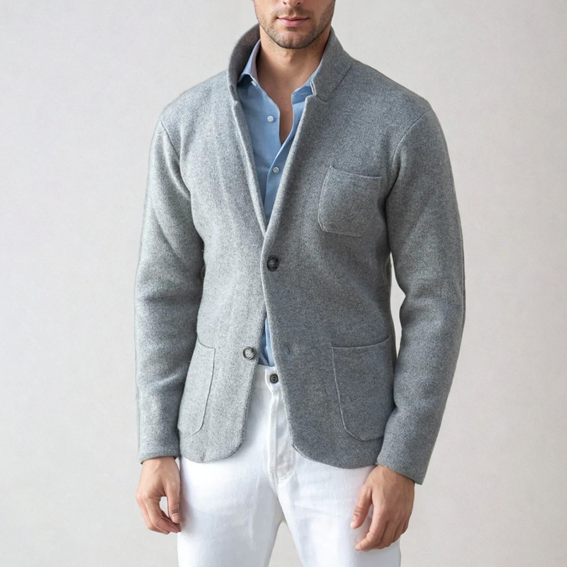 Hendrik | Men's Cardigan Elegant Minimal Line
