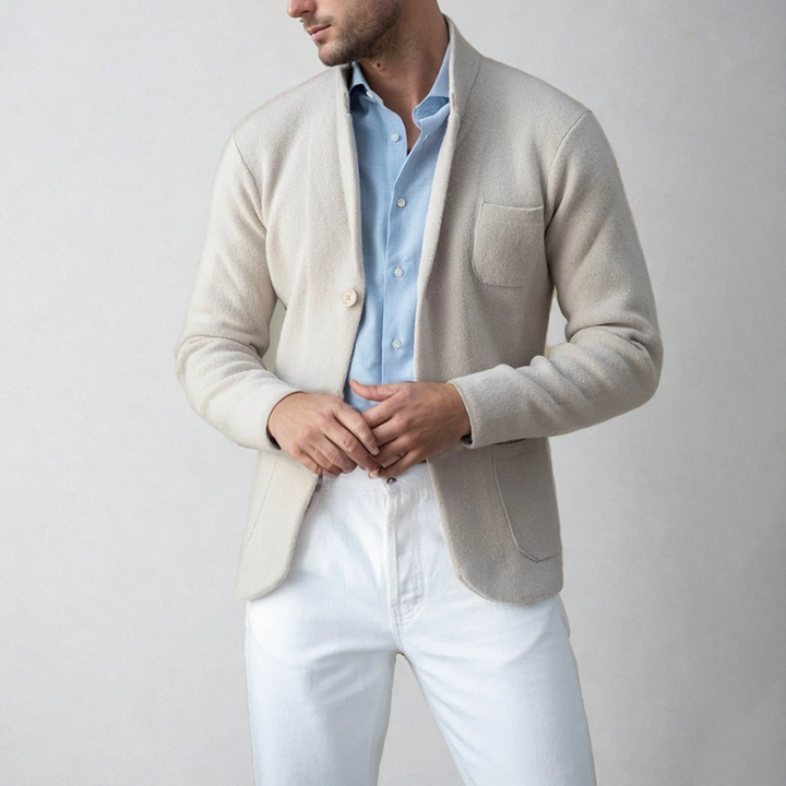 Hendrik | Men's Cardigan Elegant Minimal Line