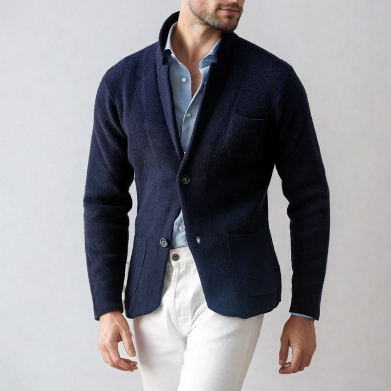 Hendrik | Men's Cardigan Elegant Minimal Line