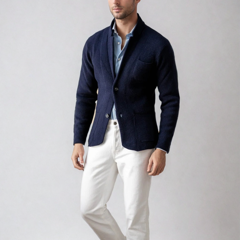 Hendrik | Men's Cardigan Elegant Minimal Line