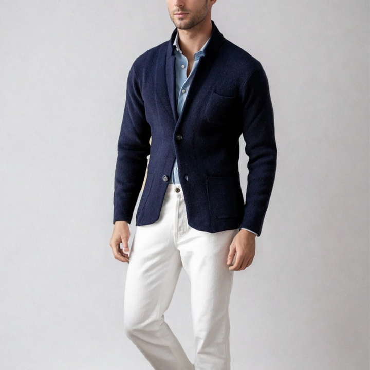 Hendrik | Men's Cardigan Elegant Minimal Line