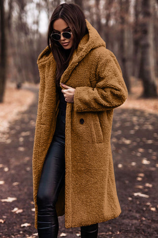 Quinley | Women’s Winter Faux Fur Coat with Hood