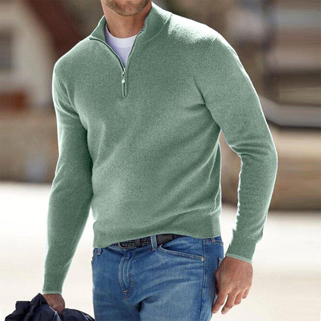 Dorian | Men's Casual Zip Neck Sweater for Men