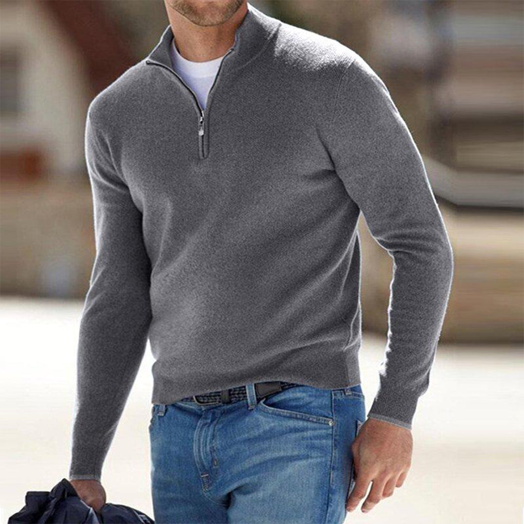Dorian | Men's Casual Zip Neck Sweater for Men