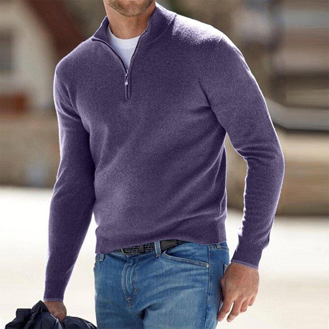 Dorian | Men's Casual Zip Neck Sweater for Men