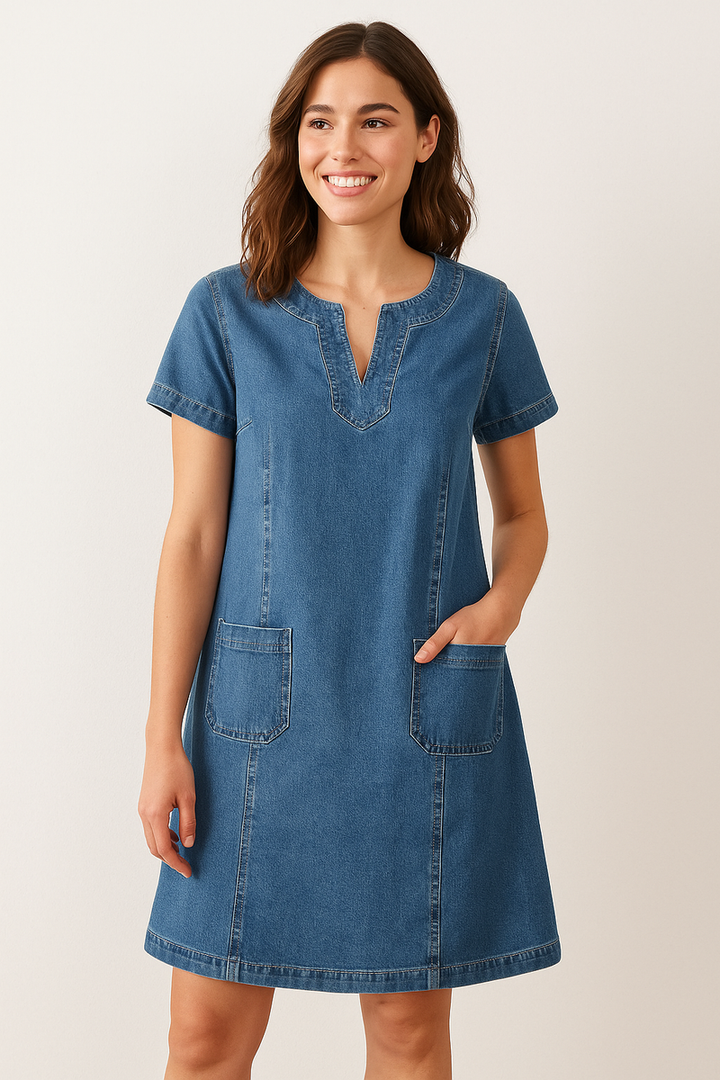 Kaia | Women's Dress Soft Button Silhouette