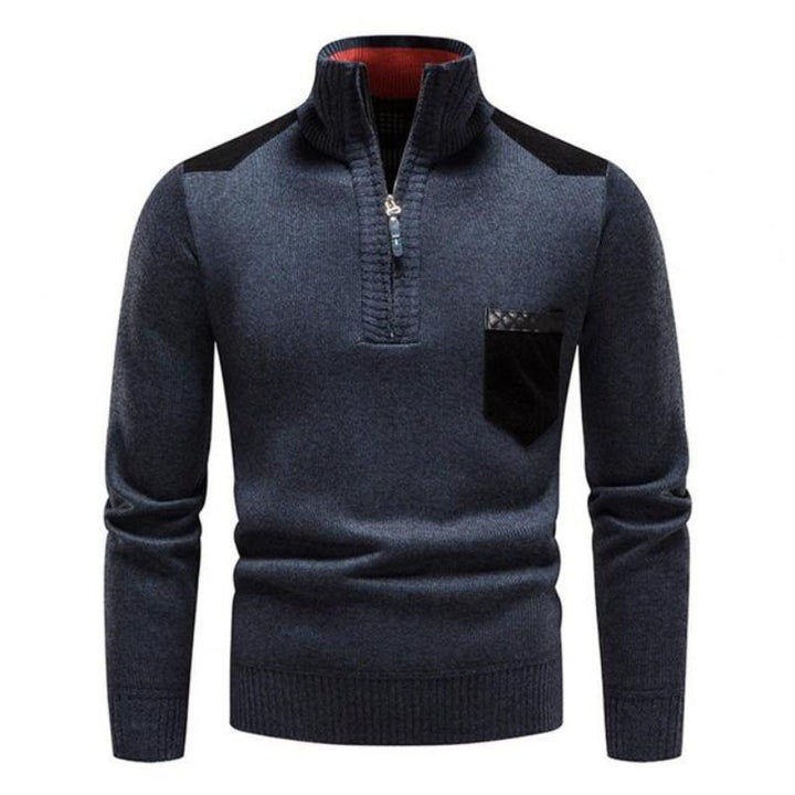 Hendrik | Men's Fashionable Zip Sweater for Men with Pocket