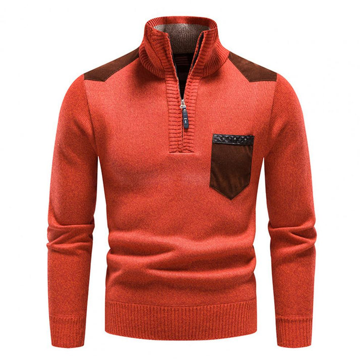 Hendrik | Men's Fashionable Zip Sweater for Men with Pocket