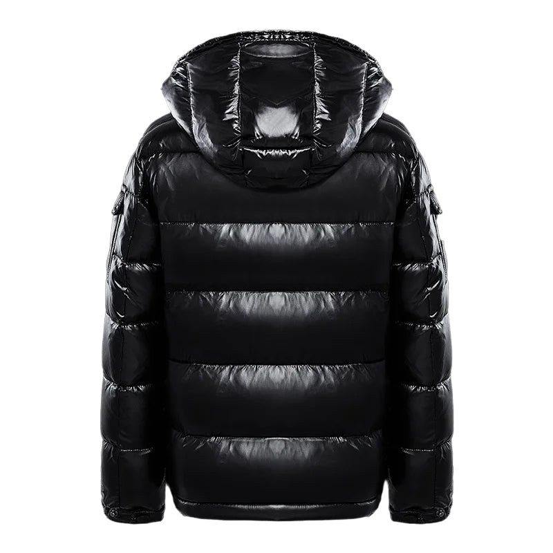 Adrian | Men's Winter Quilted Jacket with Hood and Zip